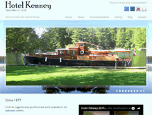 Tablet Screenshot of hotelkenney.com